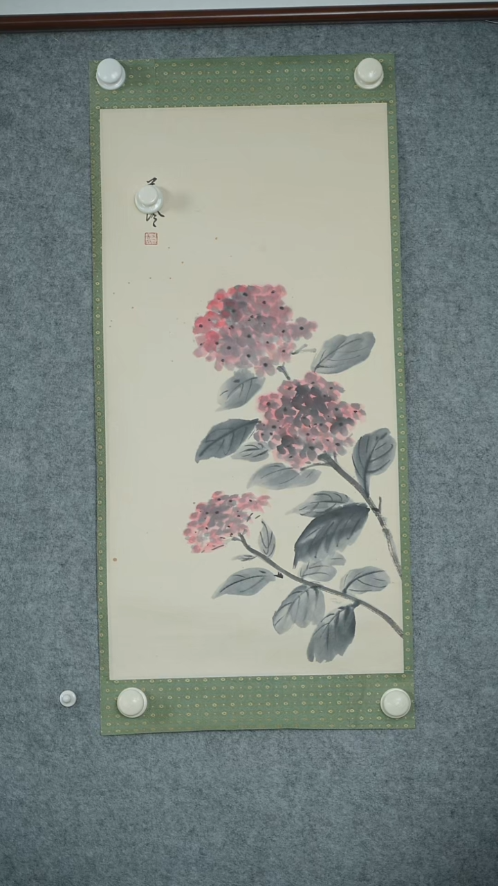 竖款【辽拍】宋先生-画作（2.1尺）V240722-3-24