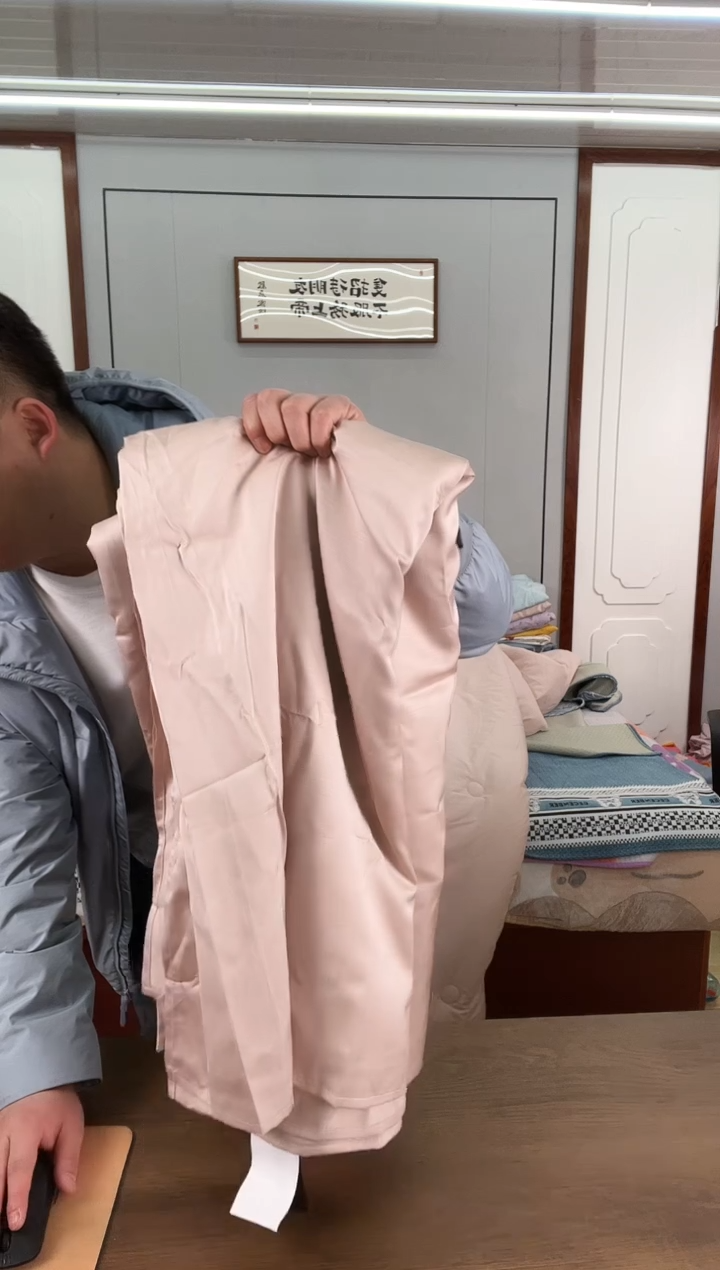 竹子纤维色织竹麻豆沙粉床单245*250cm（做错标了）