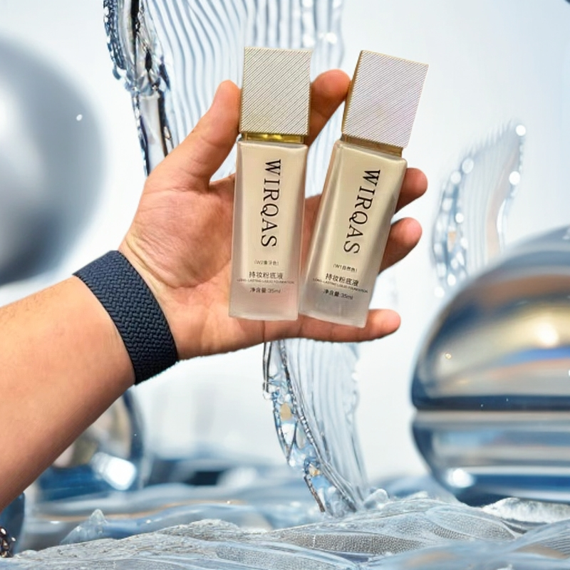 WIRQAS持妆遮瑕粉底液（2种颜色可选）送粉扑