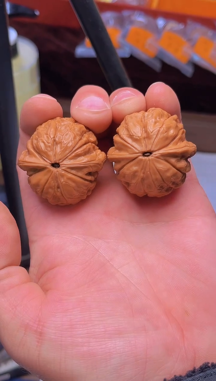 【闪购商品】文玩核桃把件39甲骨文