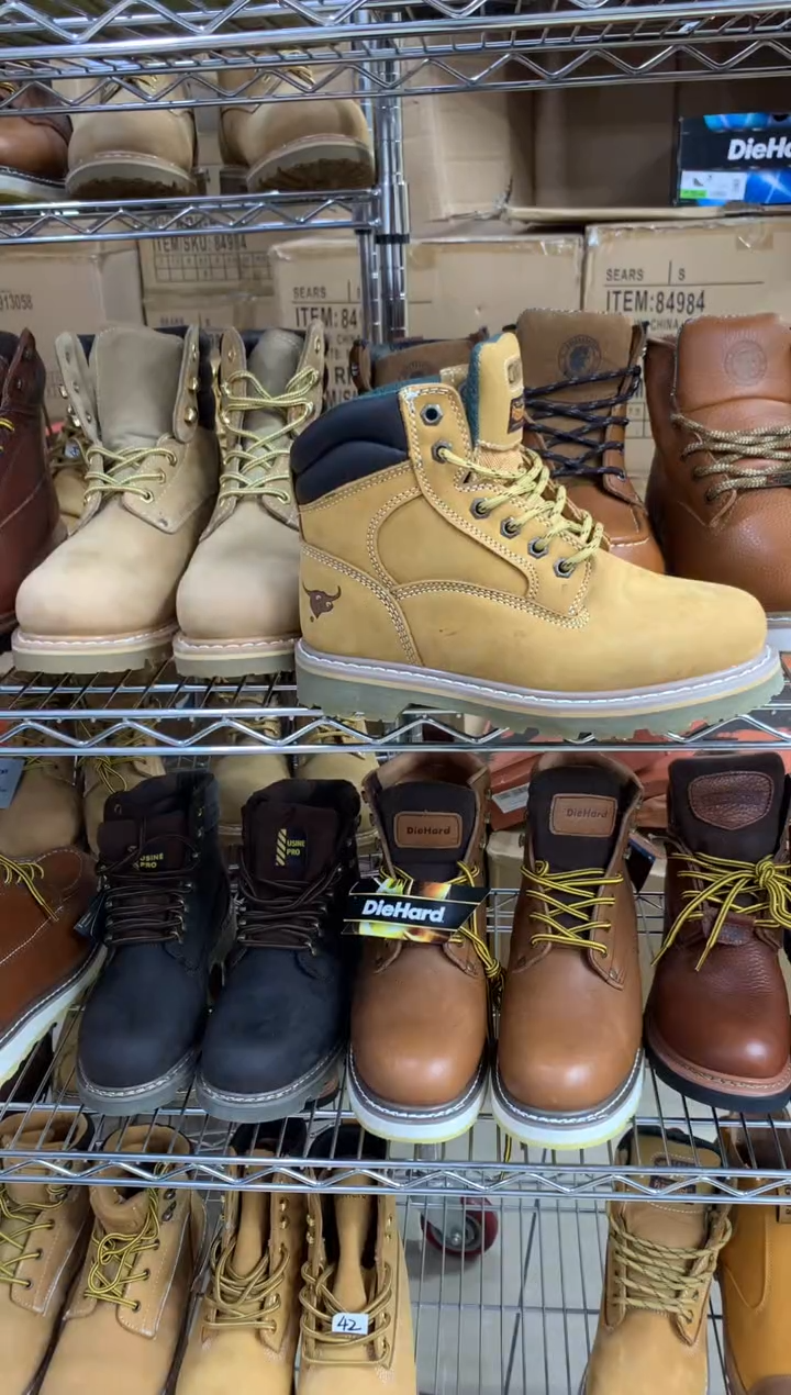 牛皮40.5码，牛头1，皮鞋码，工装靴，默认微瑕 个别鞋面有胶印 