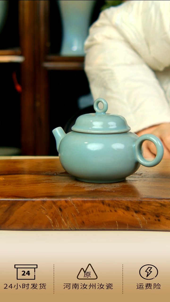 全手工仿古釉小容量壶不完美