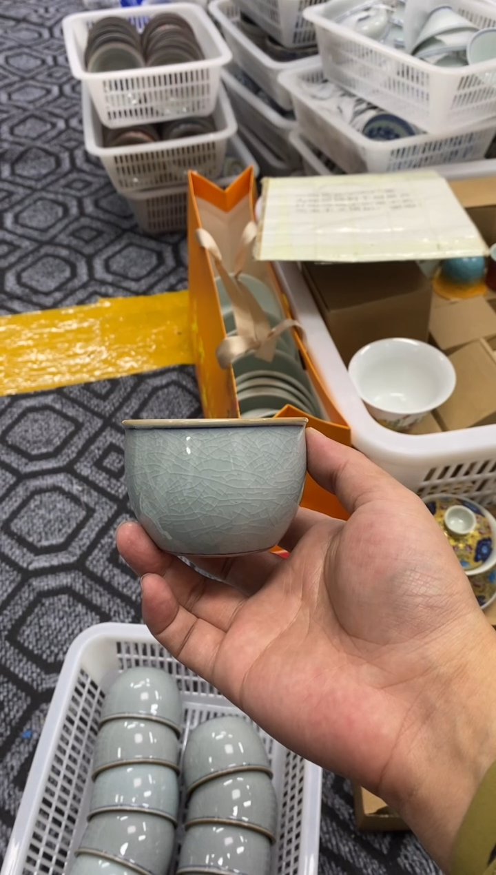 陶瓷景德陶瓷茶具容量约80