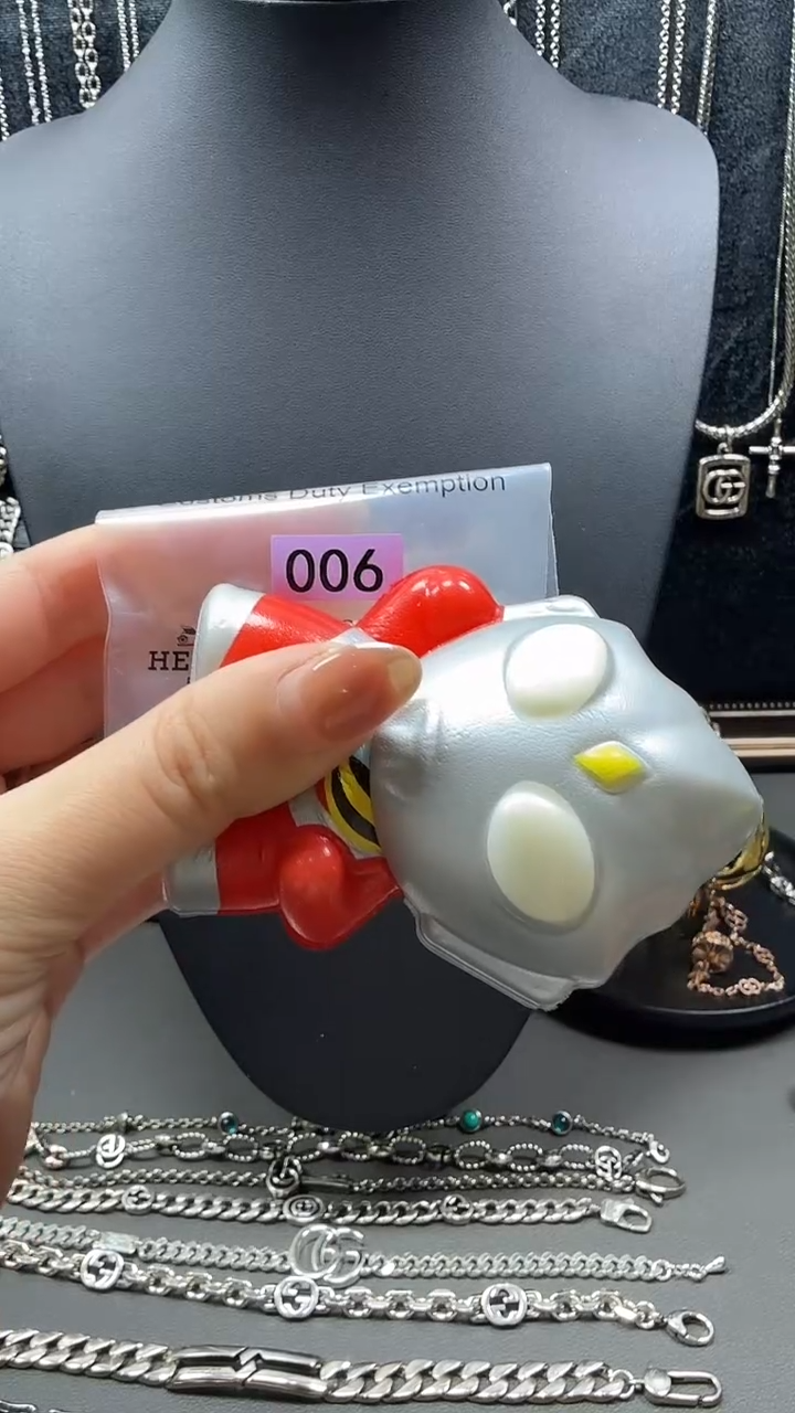 合金花岗石合金锡合金石*石饰品项链