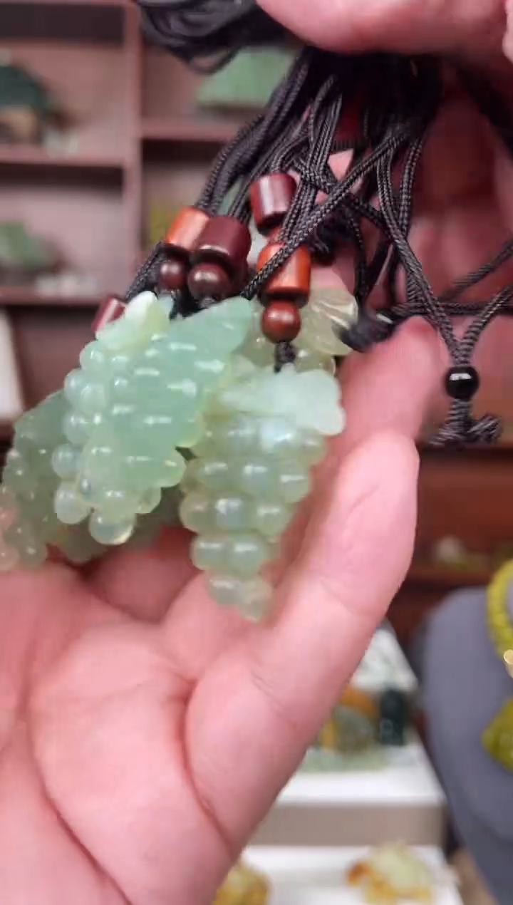 未镶嵌蛇纹石玉颈饰多样性发货拍一发一