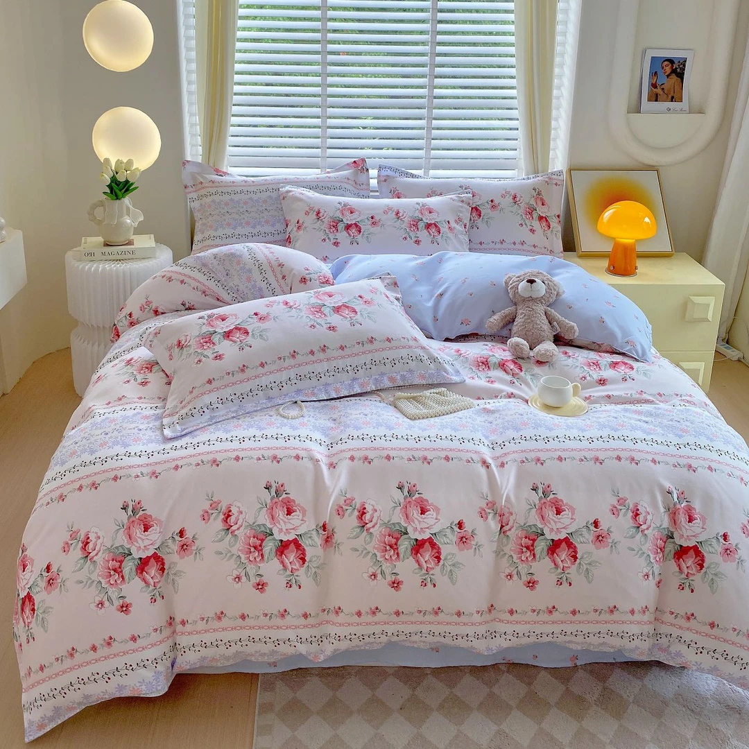 小清新磨毛亲肤加厚四件套试睡七天岸芷汀兰