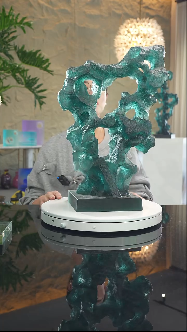 【闪购商品】瓷片设计款太湖石摆件