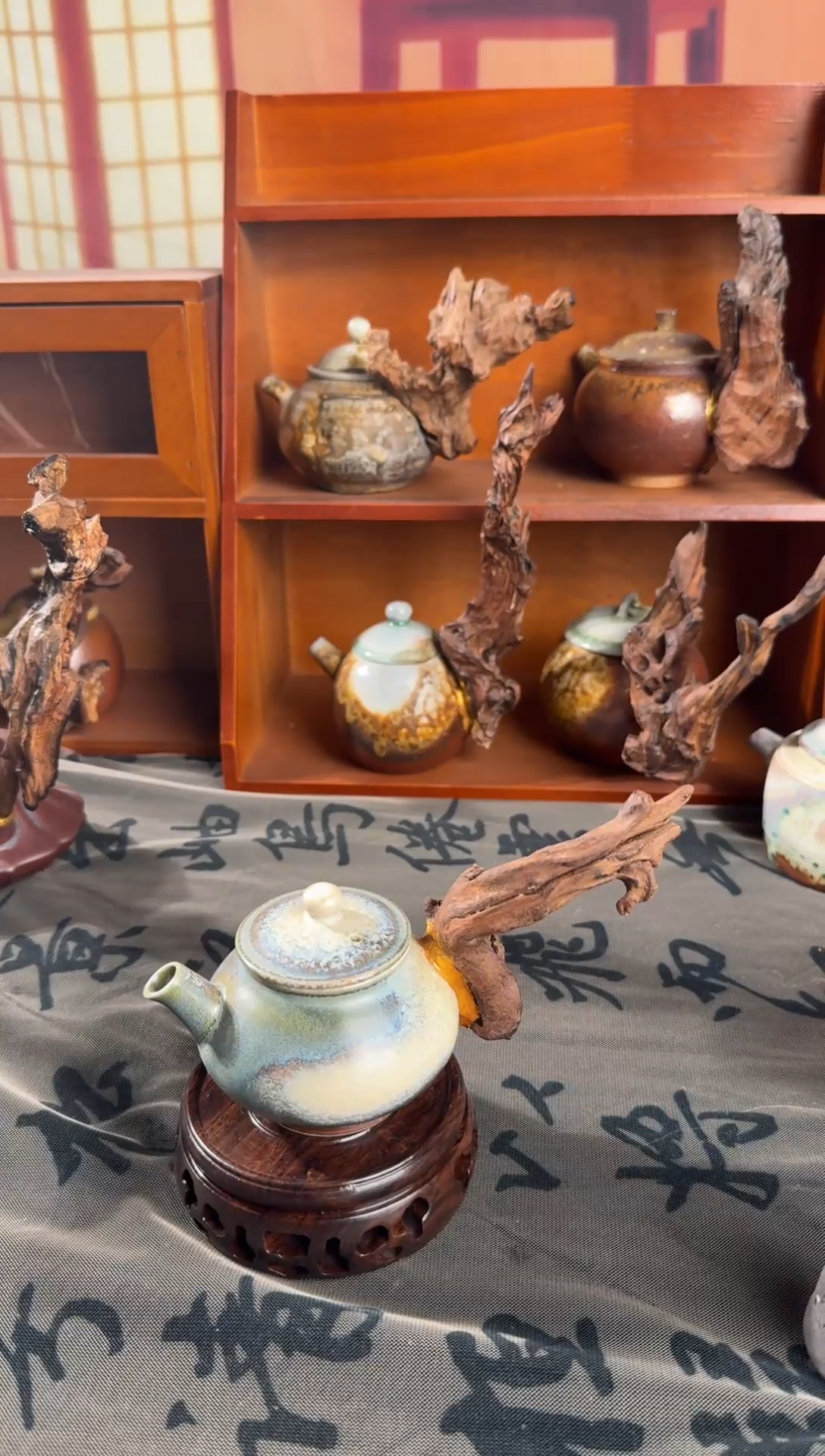 景德镇原创手工柴烧茶壶