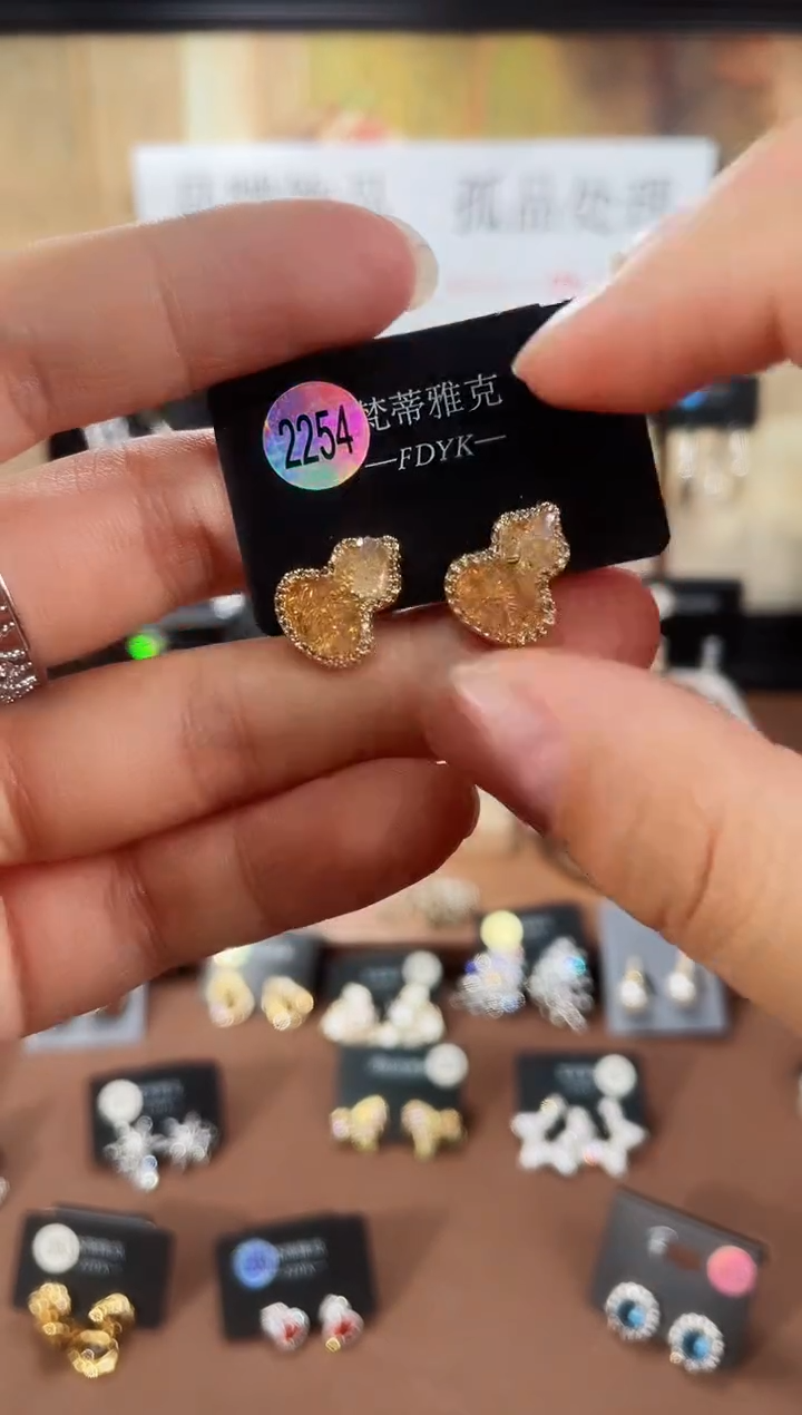 合金925银锆石梵2254