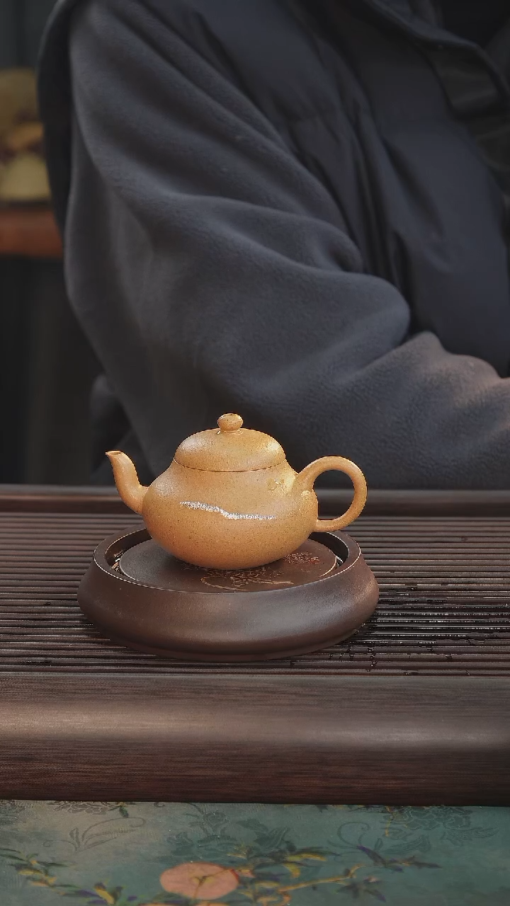 【闪购商品】紫砂茶壶微瑕120cc黄金段理性