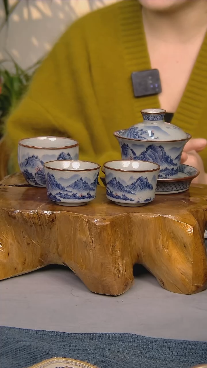 【闪购商品】简装家用款4件套 陶瓷家用茶具系列