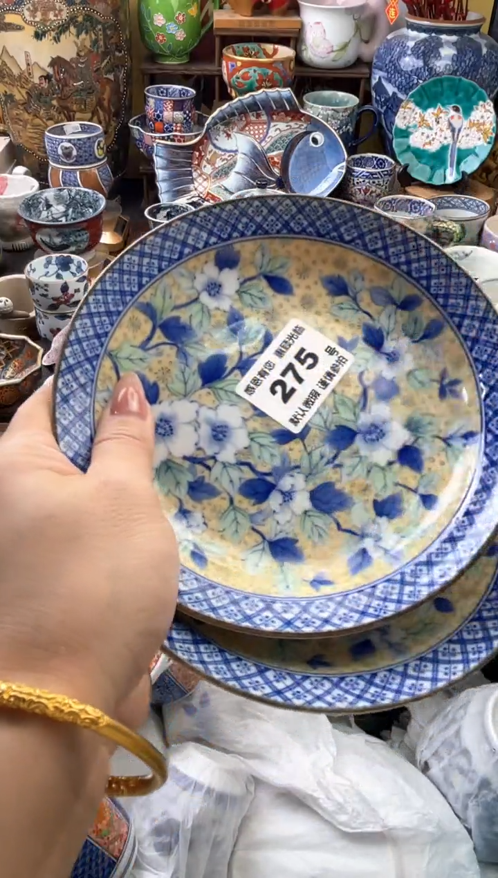 瓷片M***东275号六六工艺品瓷器