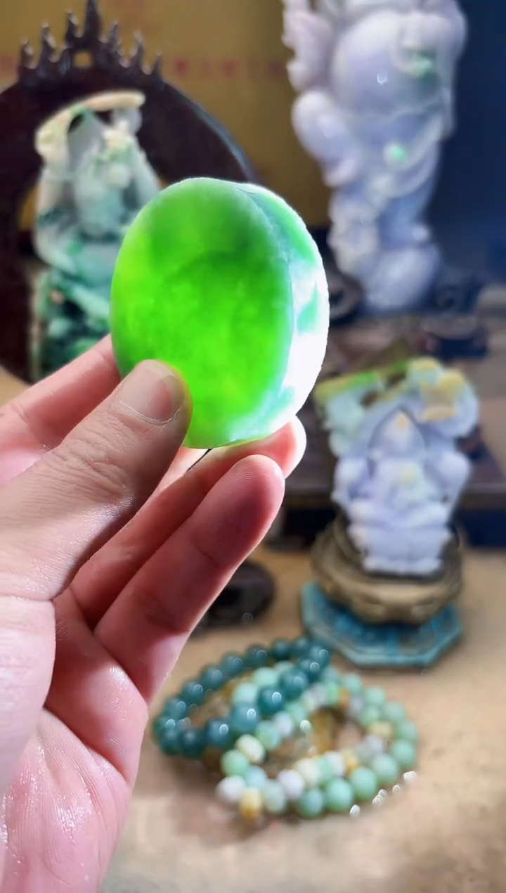 未镶嵌挂件翡翠A货张麦9871