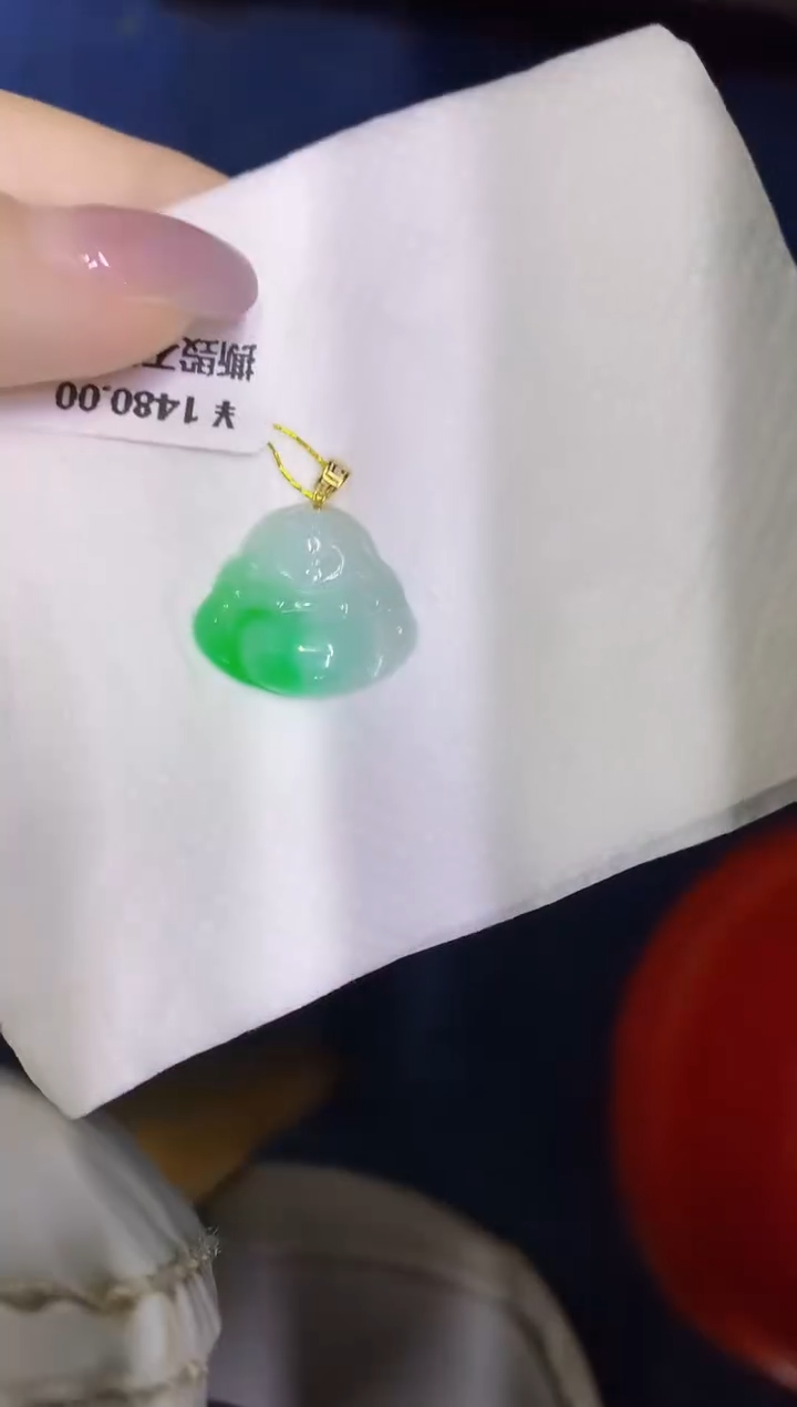 颈饰未镶嵌翡翠缅甸天然翡翠A货