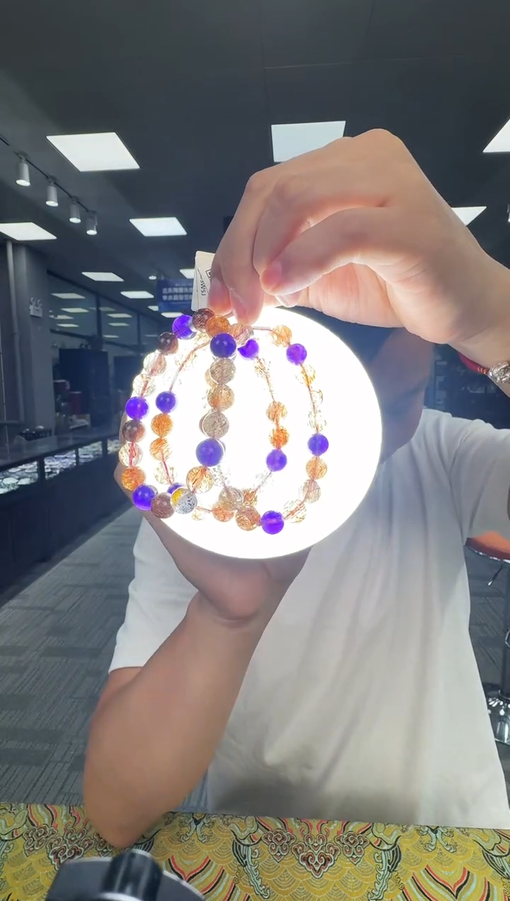 水晶手链未镶嵌6749CK 约10mm多样式发一件