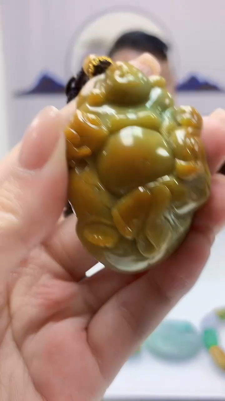 【闪购商品】定制翡翠未镶嵌4969ms-毛货57佛公