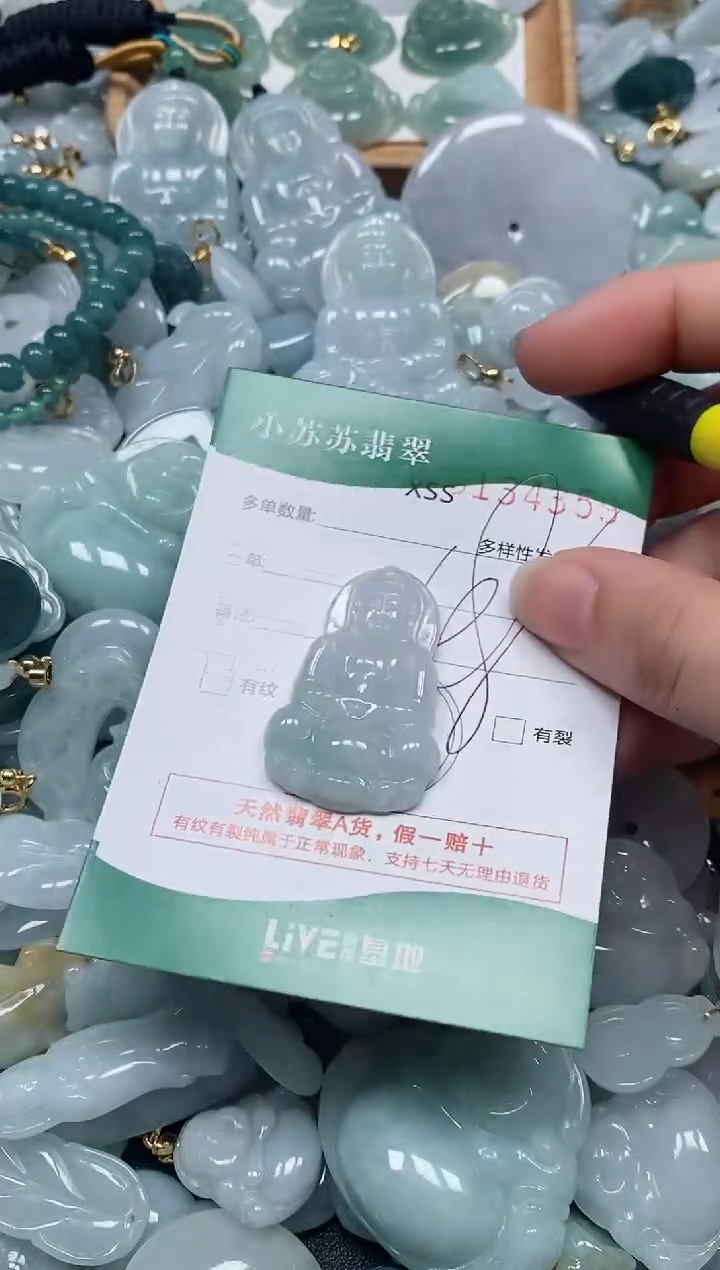 【闪购商品】翡翠颈饰未镶嵌闪购商品0134359