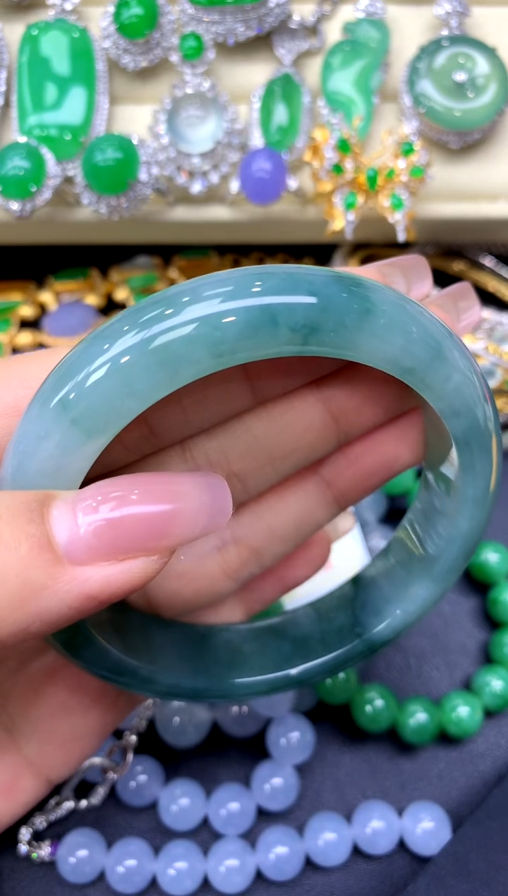 未镶嵌手镯翡翠295-中国好珍宝