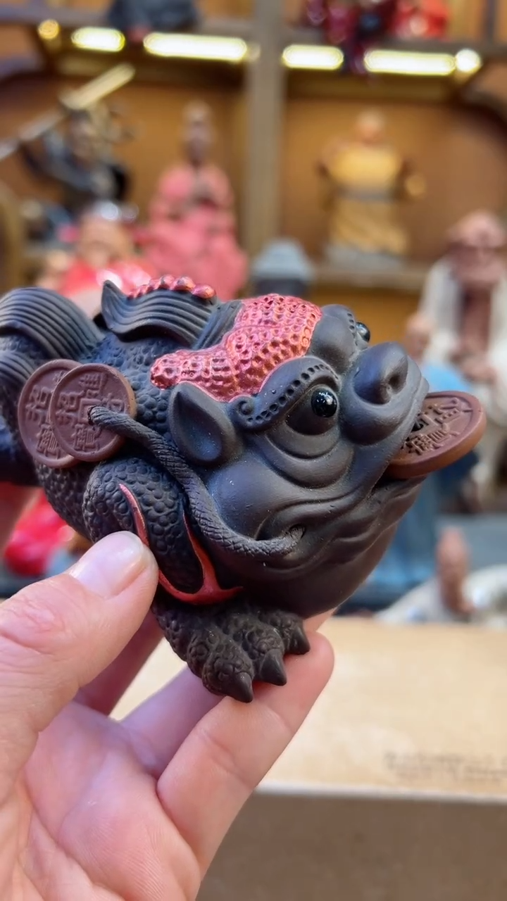 【闪购商品】紫砂茶宠器闵茶宠摆件