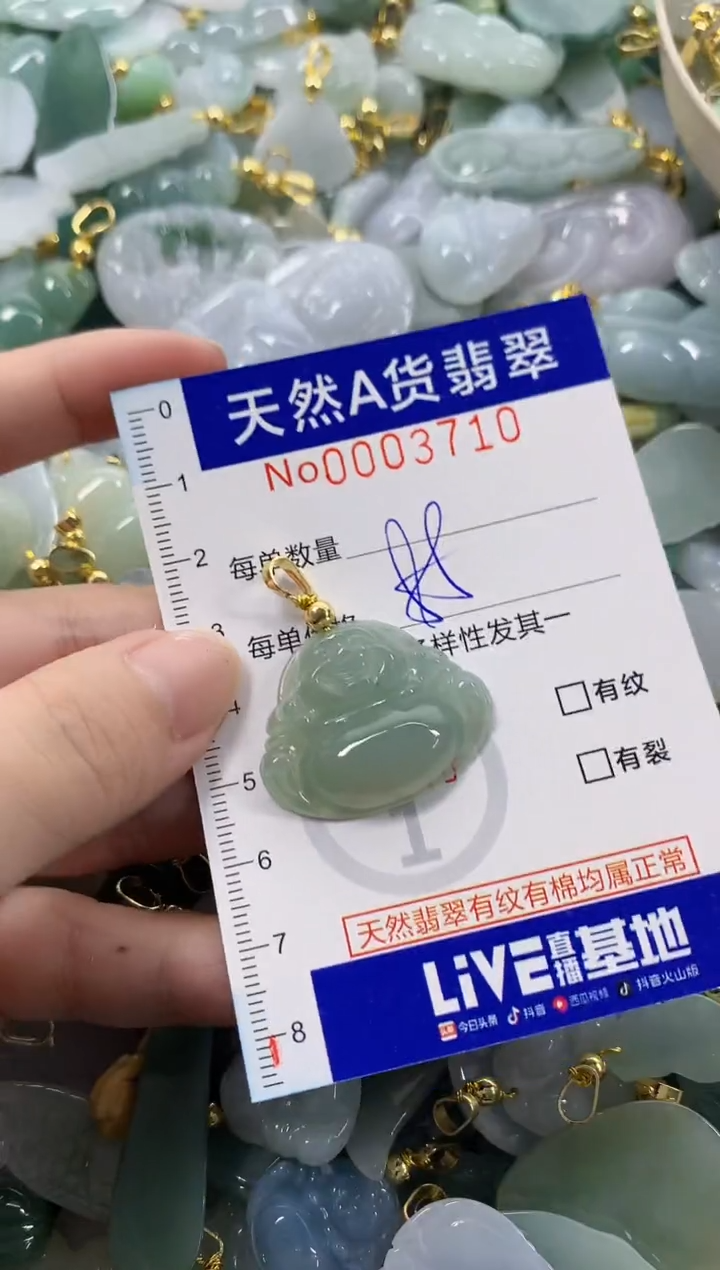 颈饰未镶嵌翡翠天然A货翡翠