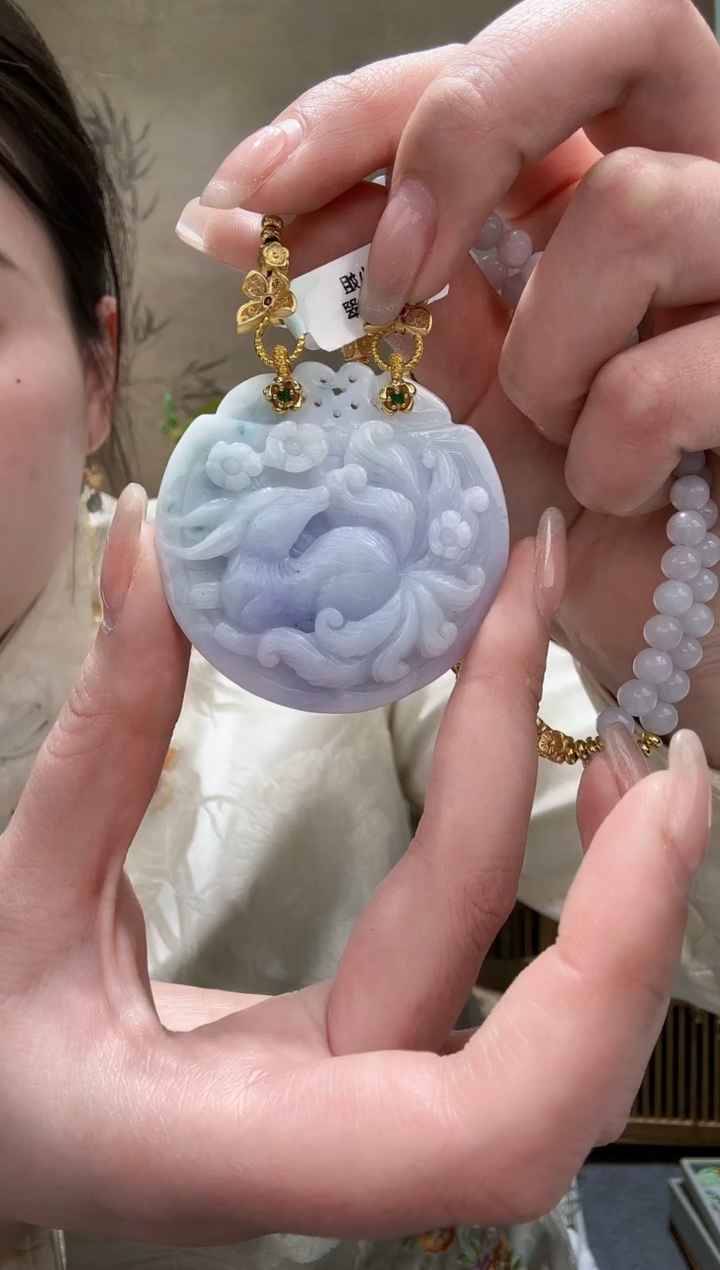 【闪购商品】翡翠颈饰未镶嵌吊坠