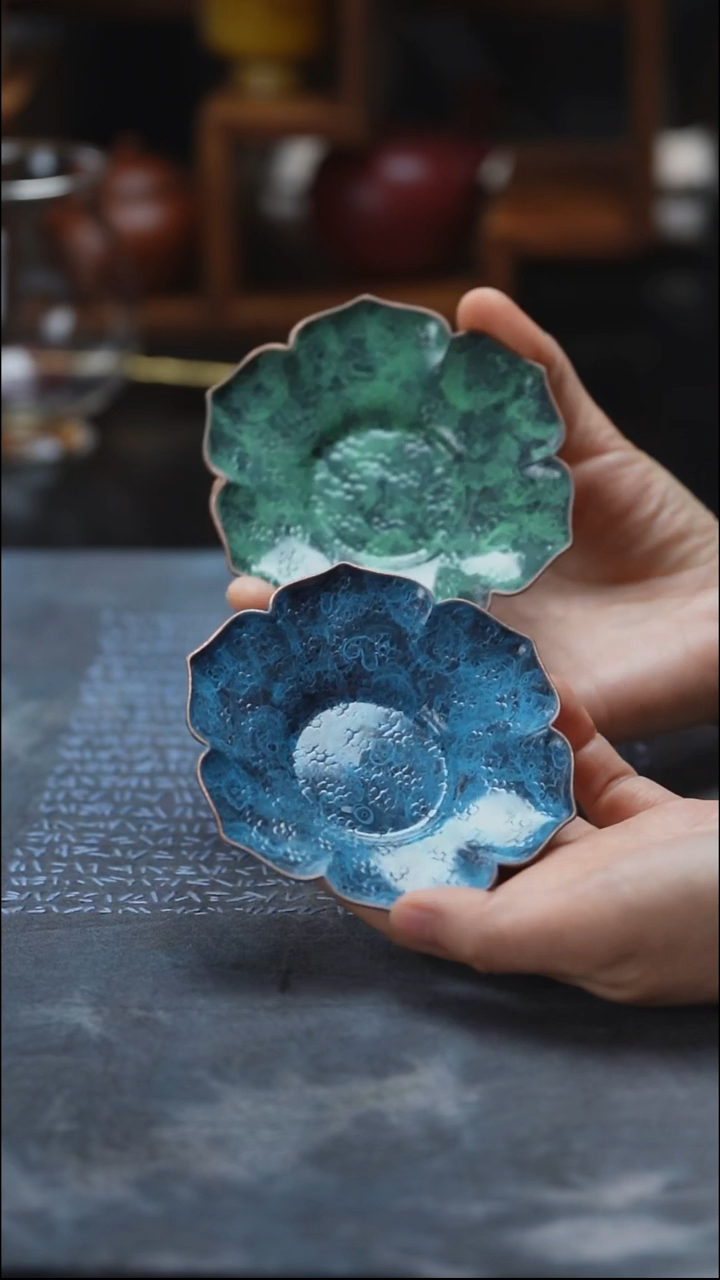 春喜铜 莲花杯垫