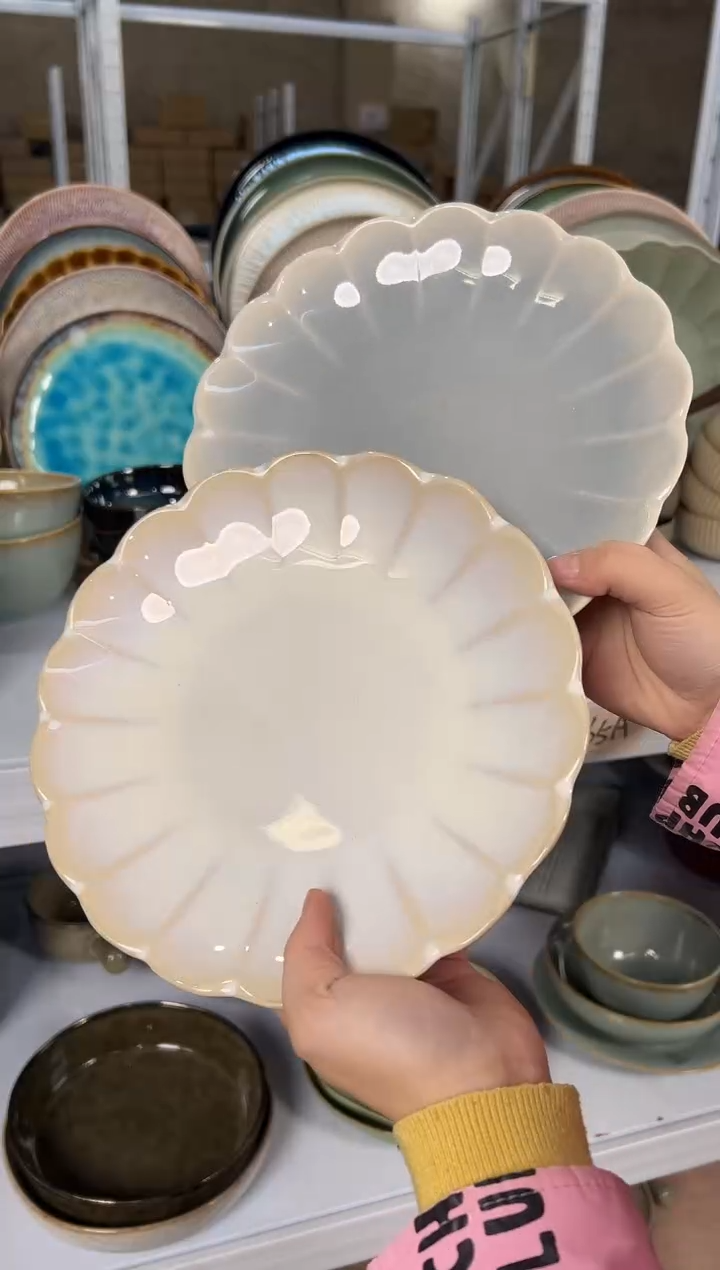 陶瓷外贸尾货瑕疵满20包邮X2 小盘