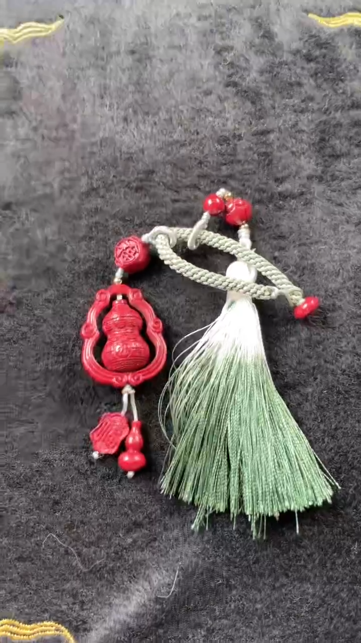 【闪购商品】查罗石吊坠(不含链)合金朱砂 挂件