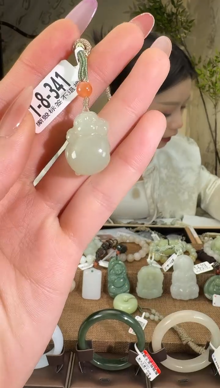 【闪购商品】和田玉未镶嵌颈饰1-8-341