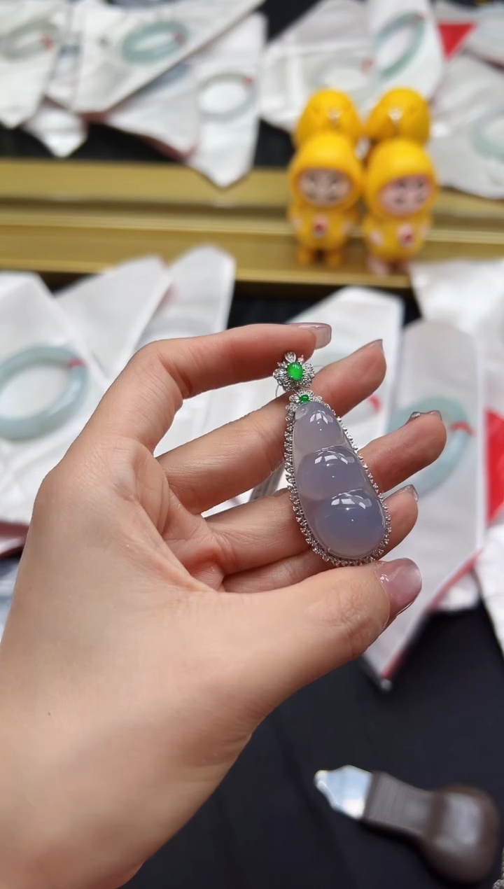 【闪购商品】翡翠颈饰18K金镶嵌DFZ0113-115