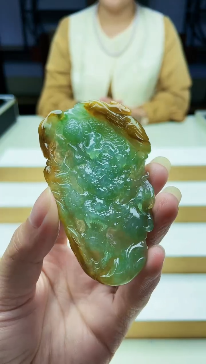 定制翡翠未镶嵌毛货08120055
