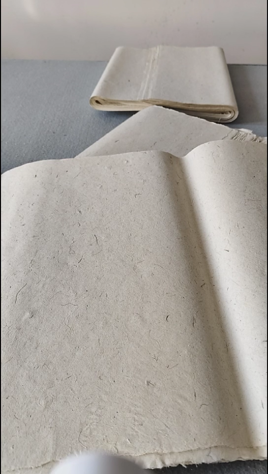 四尺对开纯手工皮麻纸25张