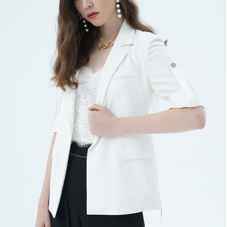 【商场同款】袖口折叠简约薄款西装休闲西服夏季外套|131110007