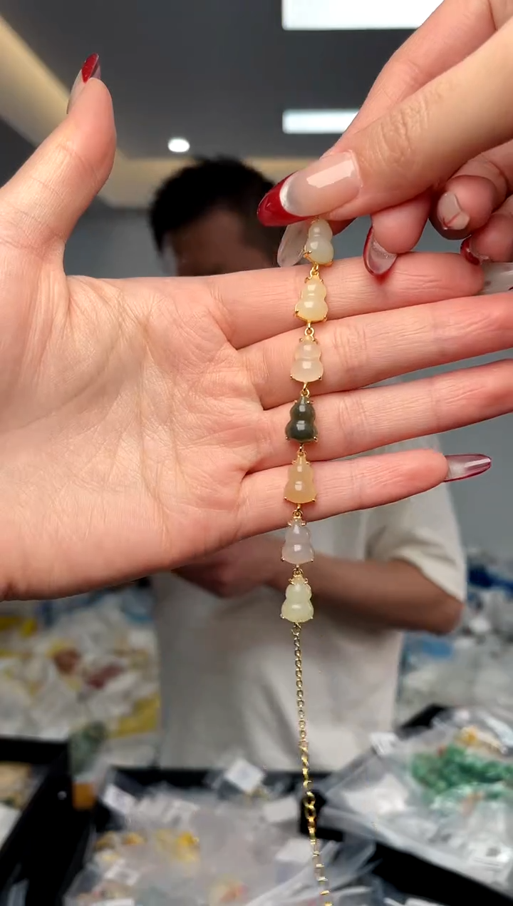 【闪购商品】和田玉·银S925镶嵌（多样性单个发货）