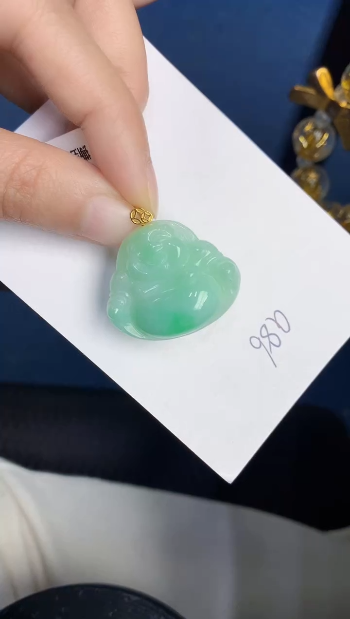 【闪购商品】翡翠颈饰18K金镶嵌000000000