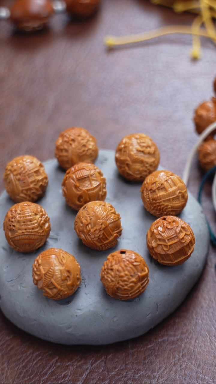 手串橄榄核小*苏工橄榄核