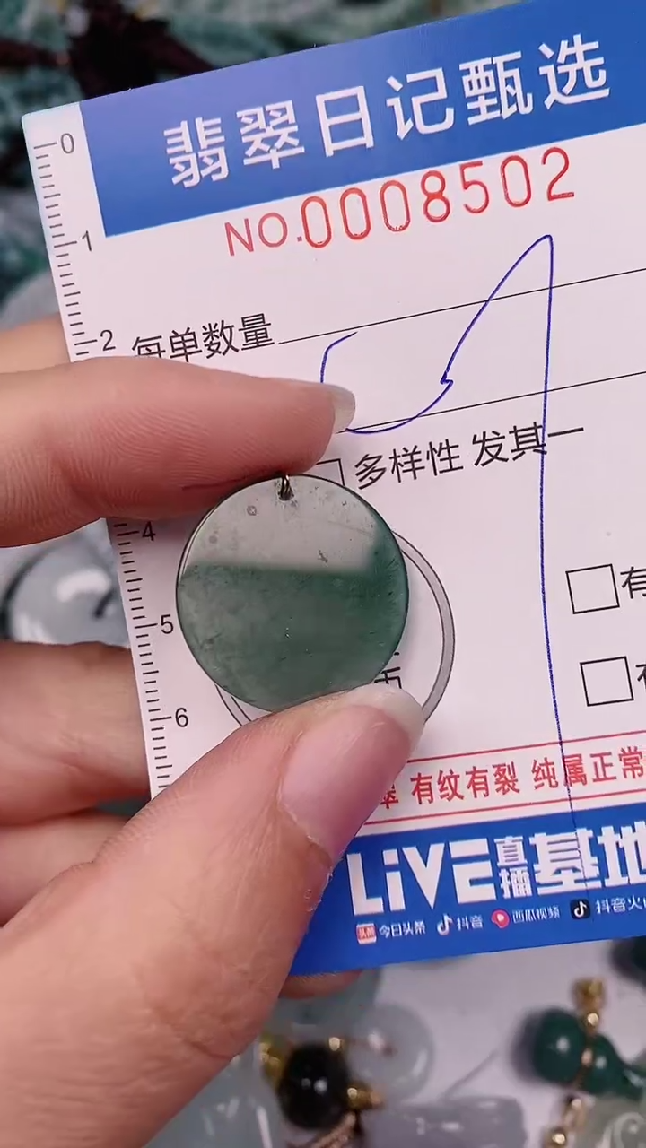 【闪购商品】翡翠颈饰未镶嵌00008502