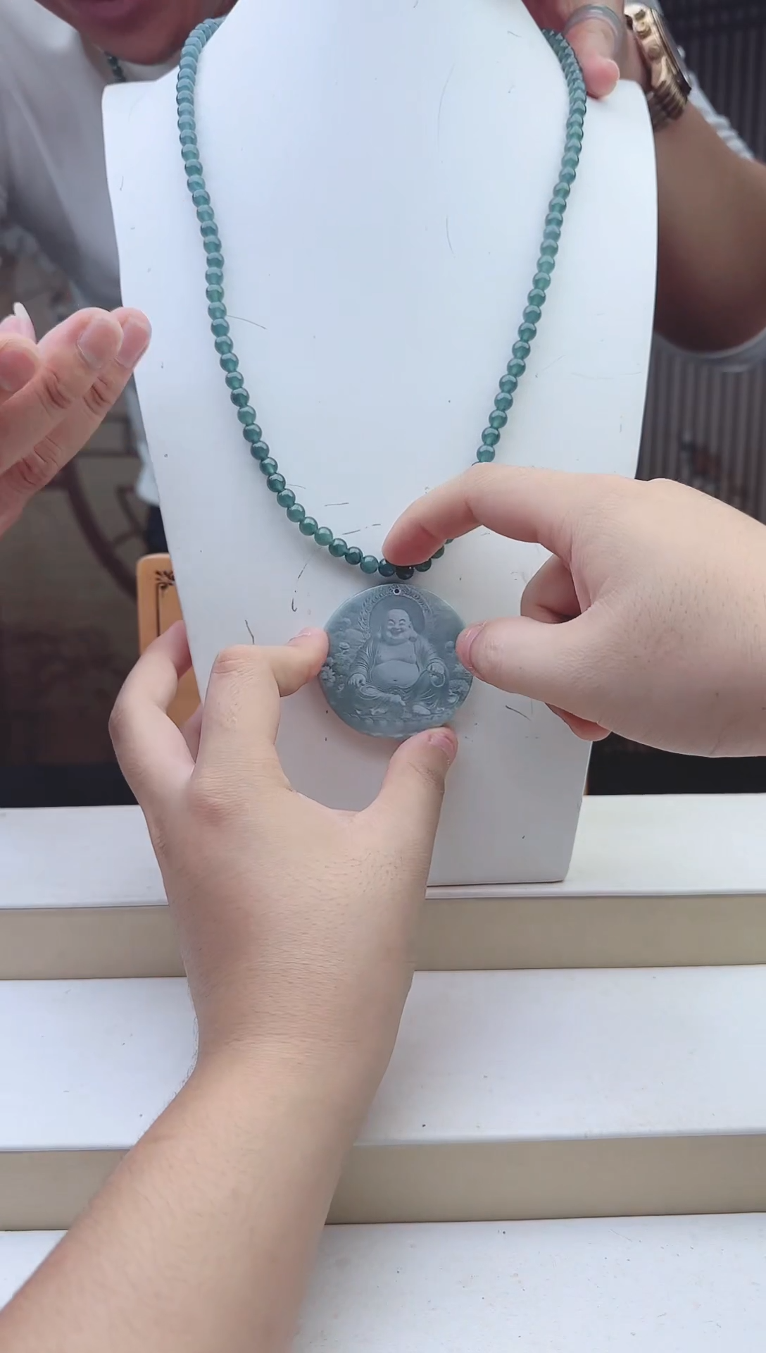 颈饰未镶嵌翡翠多样性发其一