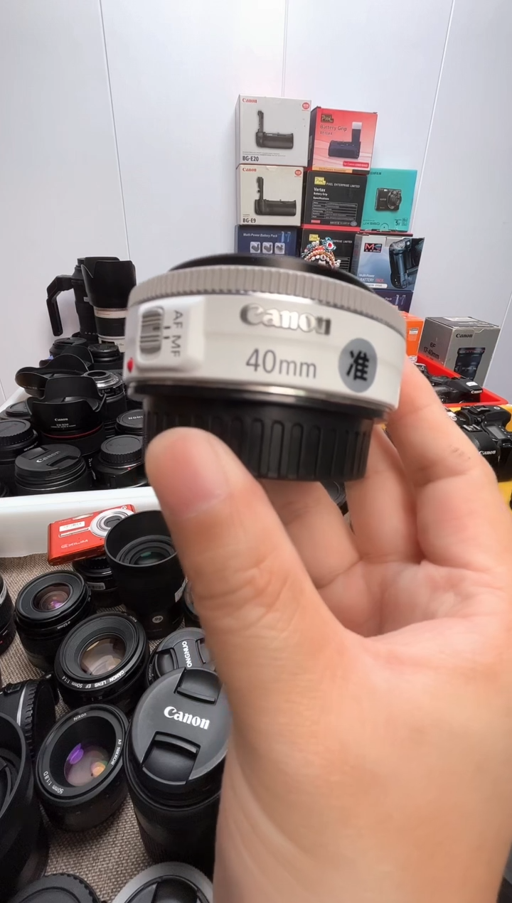 9新佳能 ef 40/2.8白色