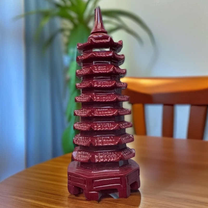 含辰砂工艺品【福临宫】文昌塔-含辰砂工艺