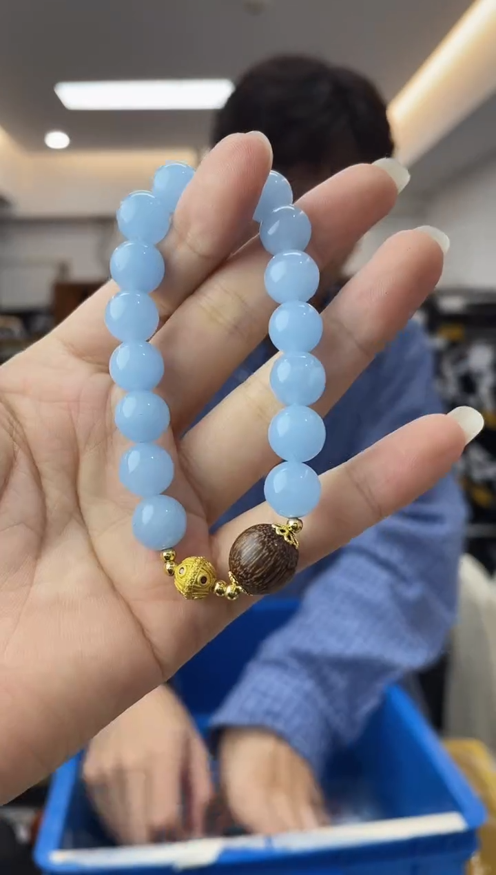 【闪购商品】海蓝宝石手链未镶嵌多样性一件发货