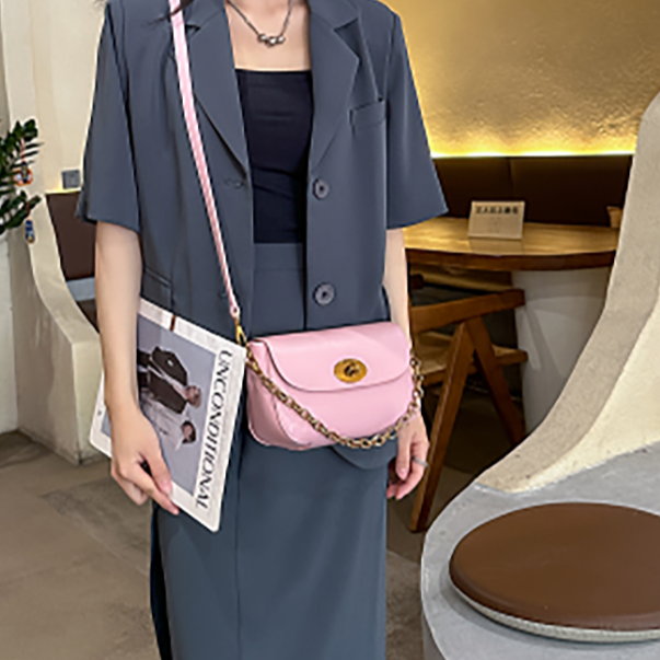 【Show Mi】SKL-A0278-烟熏粉-轻奢小众时尚百搭女士包sm