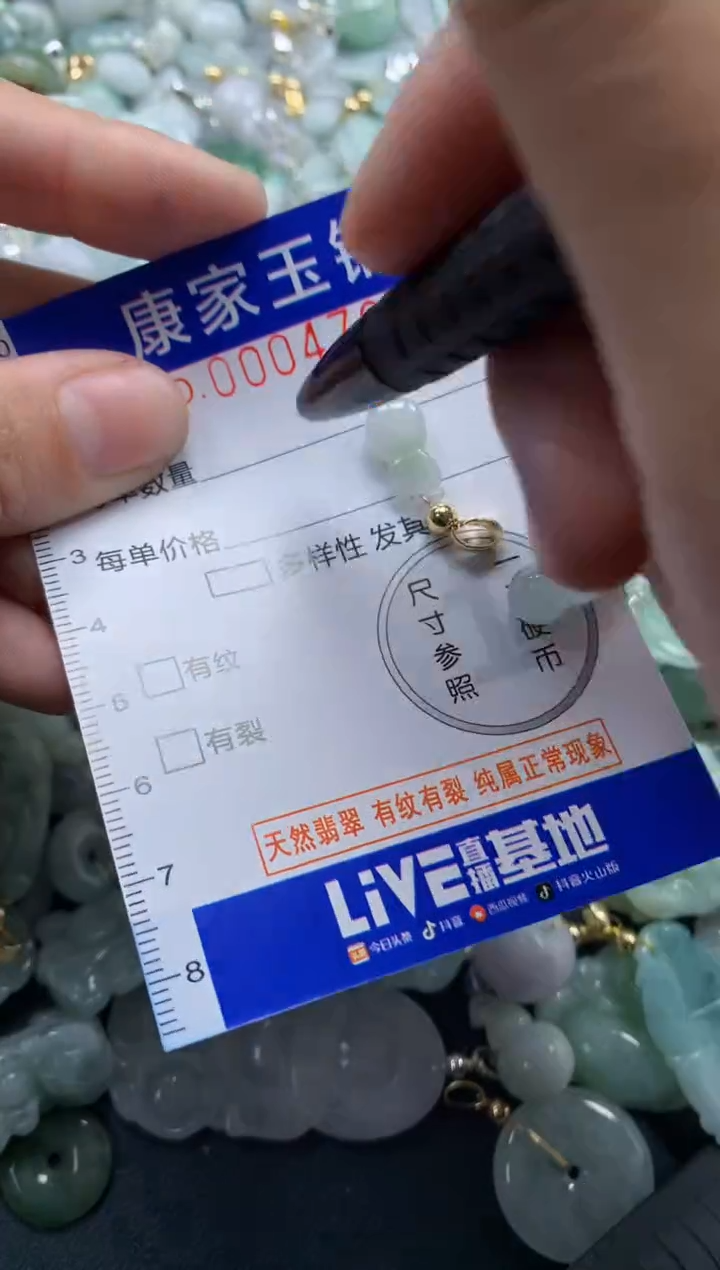 颈饰未镶嵌翡翠4704