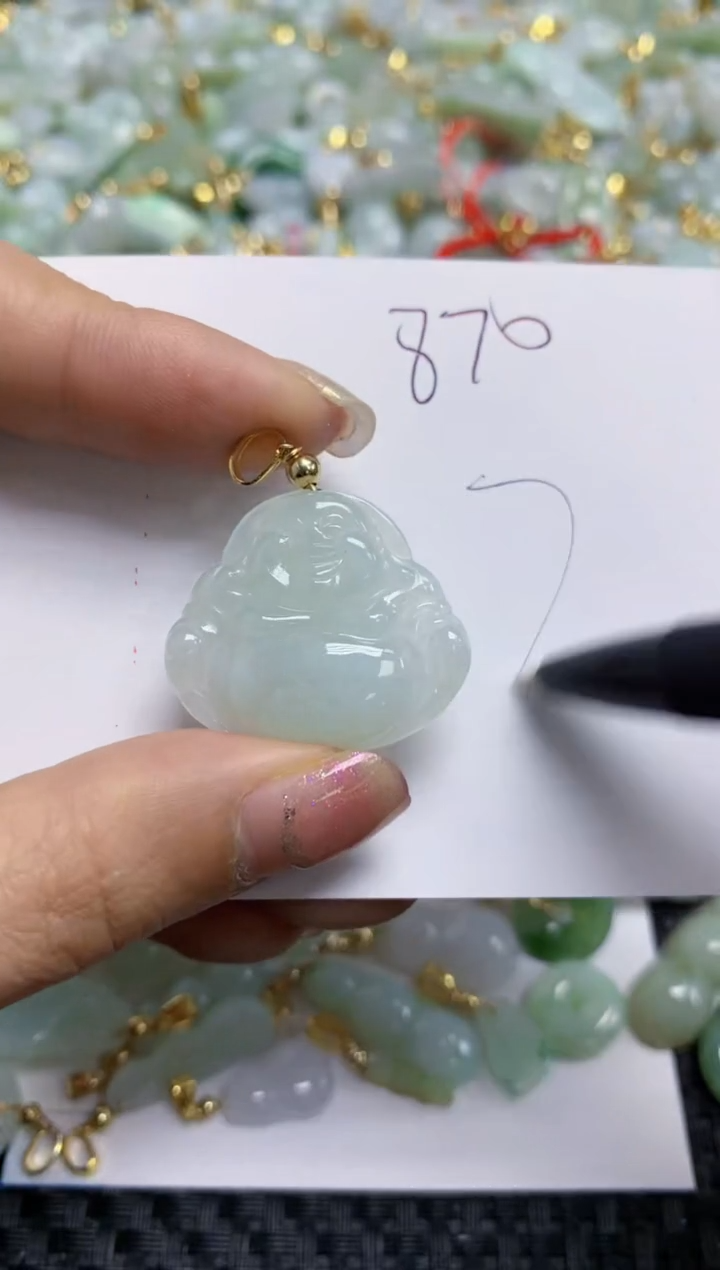 【闪购商品】翡翠颈饰合金   天然A货翡翠