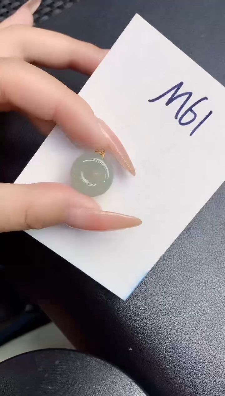 【闪购商品】翡翠颈饰18K金镶嵌000000000