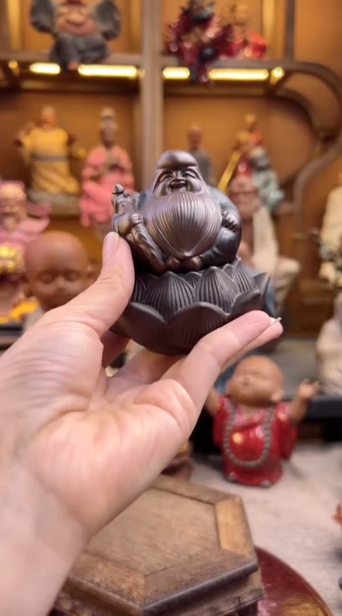 紫砂茶宠器闵茶宠摆件