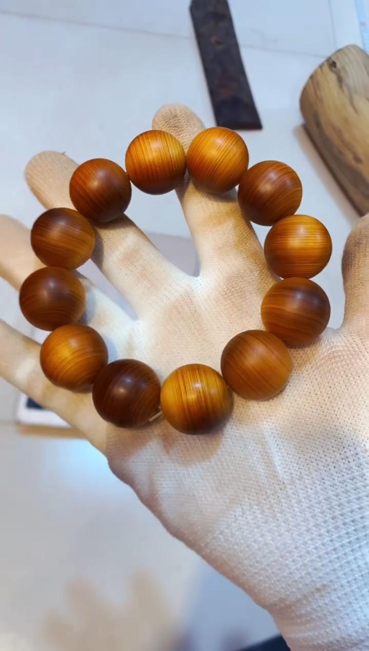 柏木（崖柏）27灵2.0单条北太行崖柏手把件手串