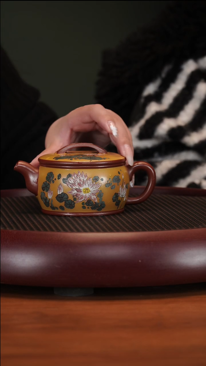 【闪购商品】紫砂茶壶2-70XXW汉瓦芒果泥220cc