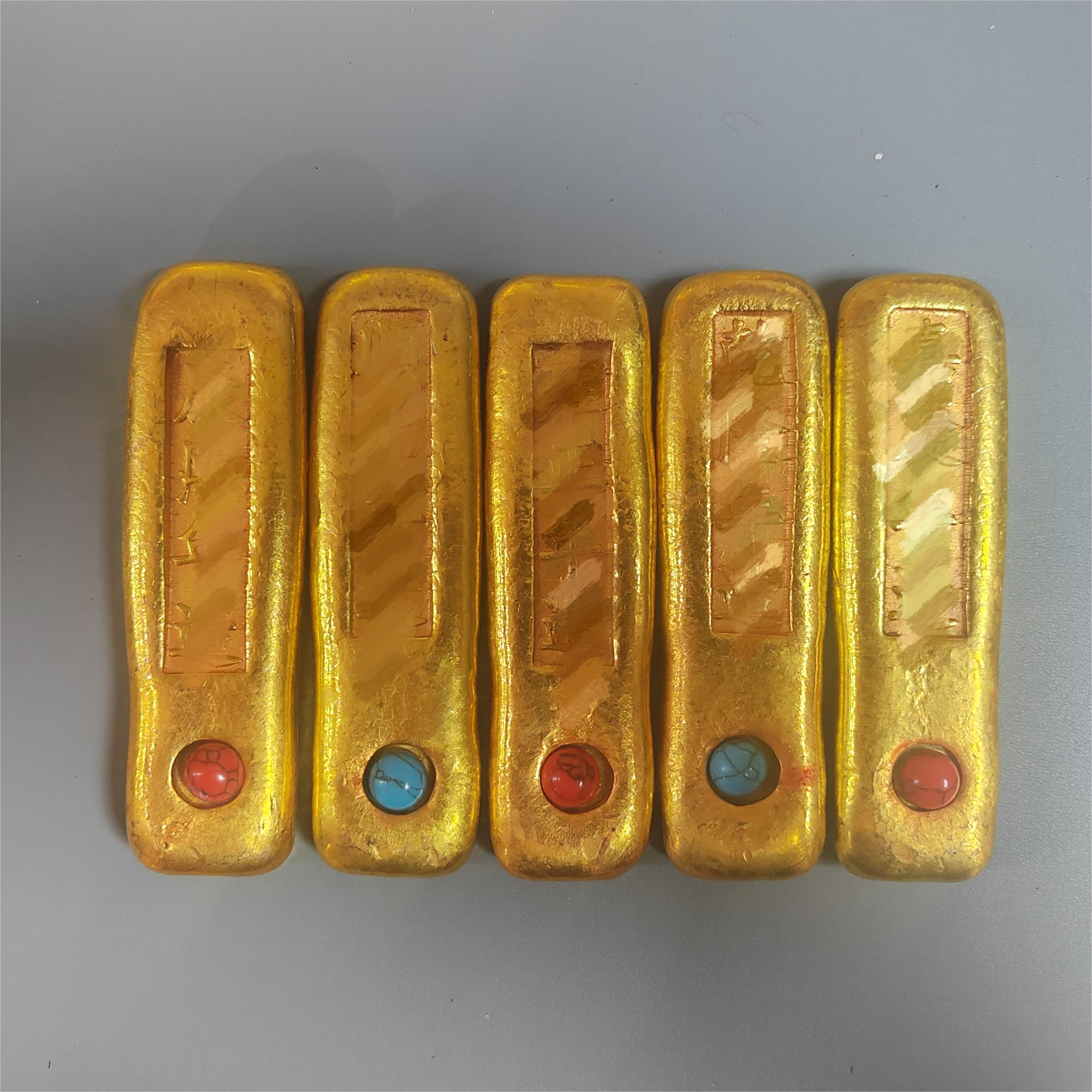 j36时尚精美精致轻奢经典彰显气质金黄色摆件