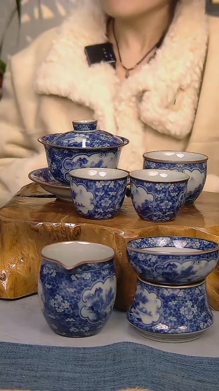 【闪购商品】6件套陶瓷茶具家用简装系列 